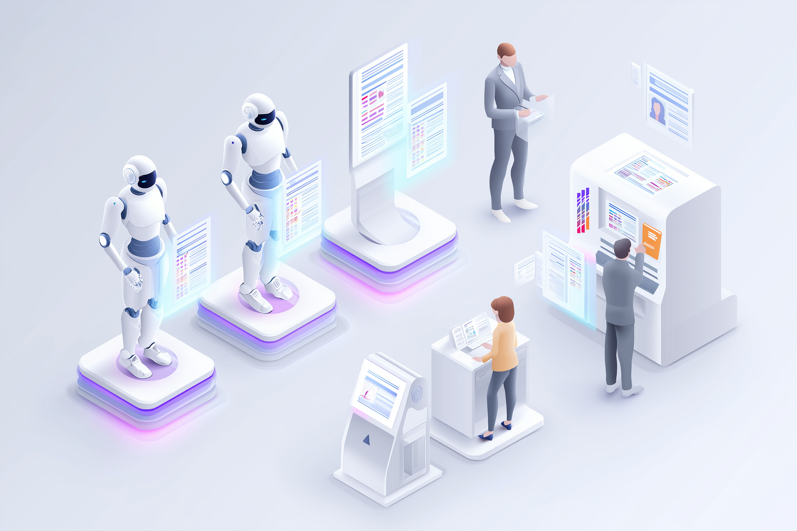 Professional HR chatbot interface for recruitment and employee support
